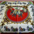 H10. Hermes silk scarf. 